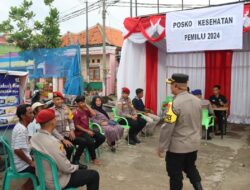 Kapolres Kepulauan Seribu Cek Kesehatan Anggota TNI dan Polri Pasca Pengamanan TPS