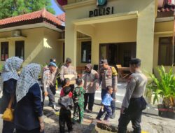 Polsek Kepulauan Seribu Selatan Kenalkan Dunia Polisi ke Anak-anak