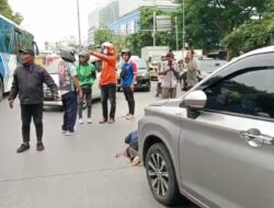 Janda Beranak Satu Lompat dari Flyover Pademangan