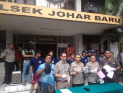 Sebulan, Polsek Johar Baru Ungkap 5 Kasus Kejahatan