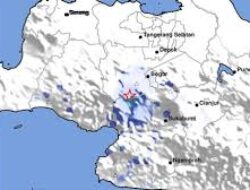 Kota Bogor Gempa Berkekuatan M=3,0. Episenter