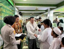 Sambut Bulan Suci Ramadhan, Polres Metro Jaksel Adakan Doa Bersama Dan Santunan Anak Yatim