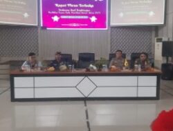 Wakapolsek Hadiri Pembacaan Hasil Rapat Pleno Penghitungan Suara di Tingkat Kecamatan Kelapa Dua