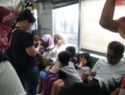 CommuterLine Alami Lonjakan Balik Mudik Lebaran di Stasiun Bogor