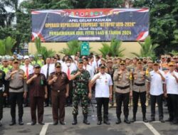 Didampingi Kapolres, Pj.Walikota Bekasi Pimpin Apel Gelar Pasukan Kesiapan Operasi Ketupat Jaya 2024