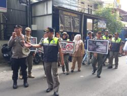 Polsek Tanah Abang Kampanyekan Bahaya Narkoba ke Warga