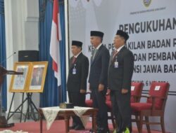 PJ Bupati Bogor Hadiri Pengukuhan Kepala BPKP Jabar