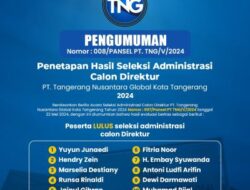 Ketua Pansel : 10 Peserta Seleksi Calon Direktur TNG Dinyatakan Lulus Seleksi