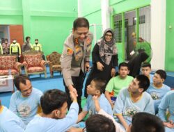 Kapolres Depok Mengusir Kesunyian Anak Kebutuhan Khusus SLB BCD Nusantara Dalam Rangka Hari Bhayangkara ke-78