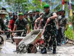 TMMD Mewarnai Program Terpadu di Kota Depok