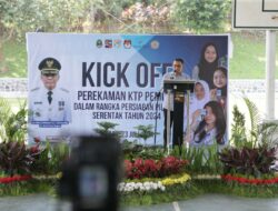 Sambut Pilkada, PJ Walikota Bogor Buka Kick Off Perekaman EKTP