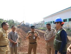 PJ Walikota Bekasi Lakukan Pemantauan Pengerjaan Polder Air