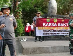 Forkopimcam Cibinong Lakukan Aksi Bersih bersih Monumen Tugu Perjuangan