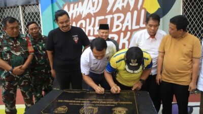 HUT ke-79 TNI, Ahmad Yani Basketball Park Kota Tangerang Diresmikan