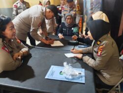 Dokkes Polres Metro Depok Lakukan Pemeriksaan Kesehatan Anggota Pengamanan Ops Mantap Praja 2024